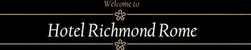 Hotel Richmond Рим Екстериор снимка